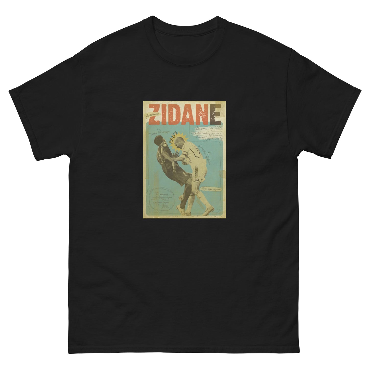 Zidane VS Materazzi WC 2006 Vintage T-Shirt