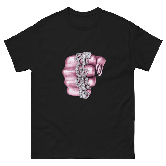 Vintage T-Shirt Punching Demon Hand Design